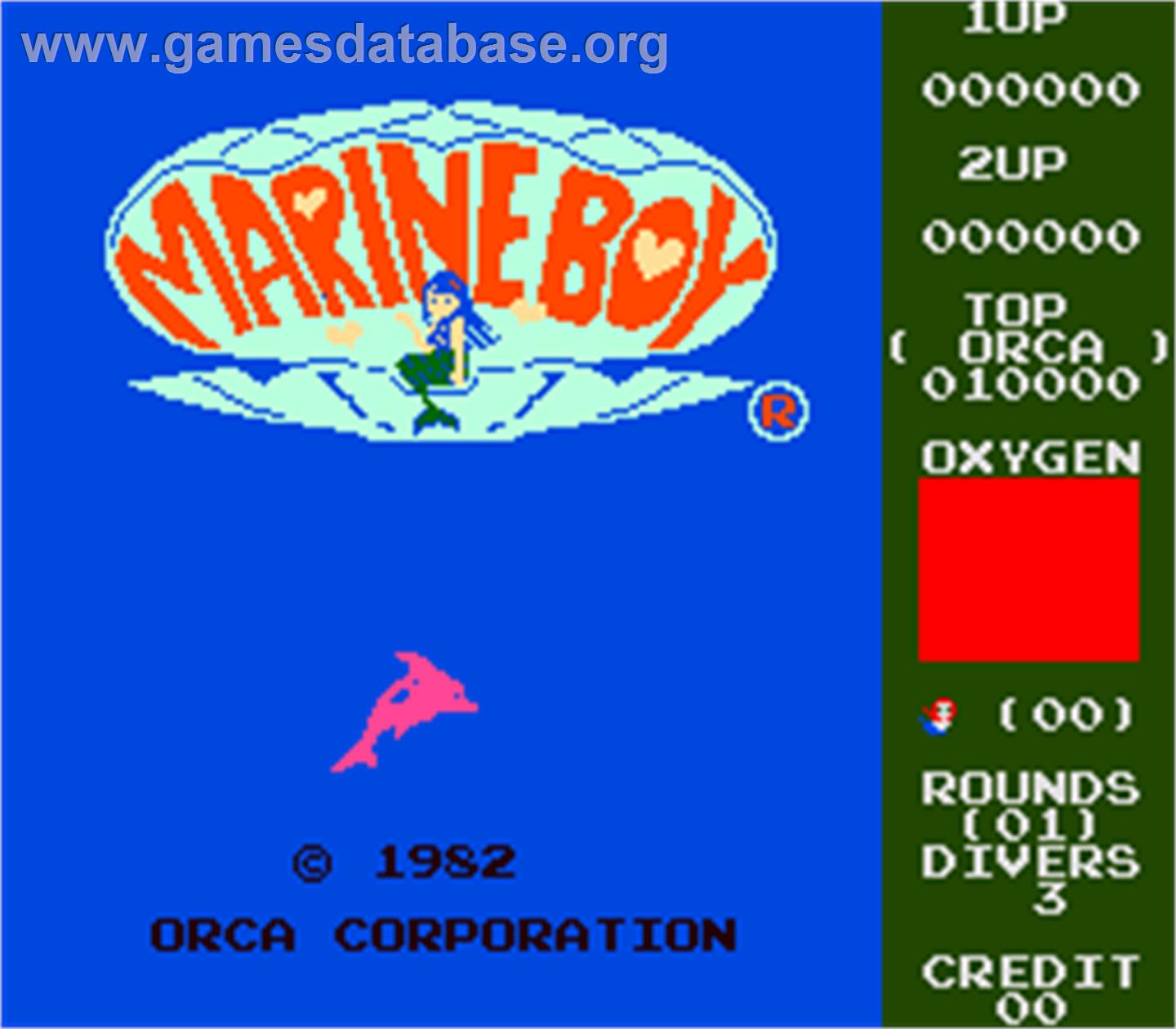 Marine Boy - Arcade - Artwork - Title Screen