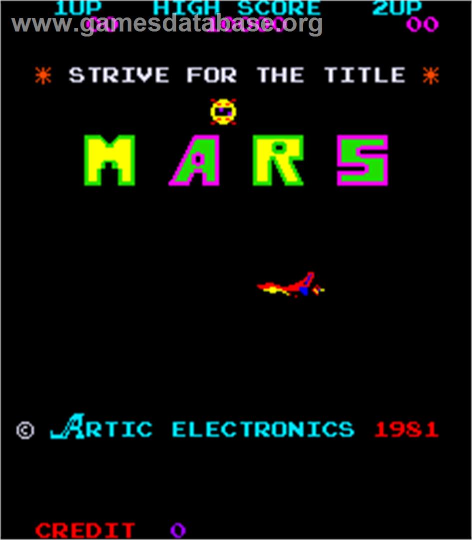 Mars - Arcade - Artwork - Title Screen