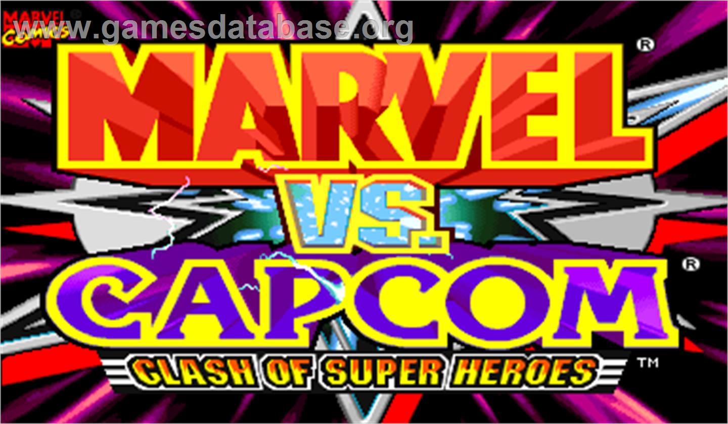 Marvel Vs. Capcom: Clash of Super Heroes - Arcade - Artwork - Title Screen