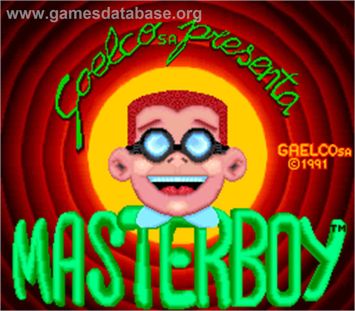 Master Boy Version II - Arcade - Artwork - Title Screen