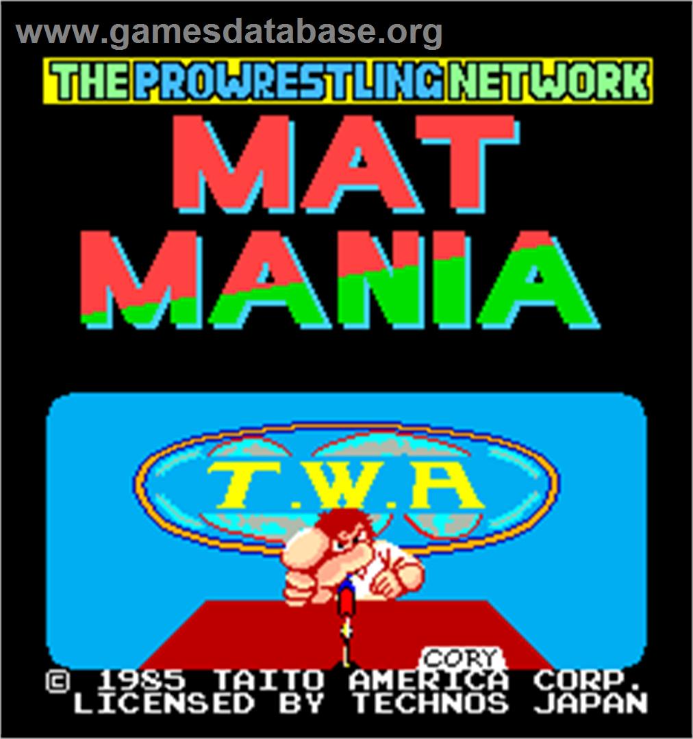 Mat Mania - Arcade - Artwork - Title Screen