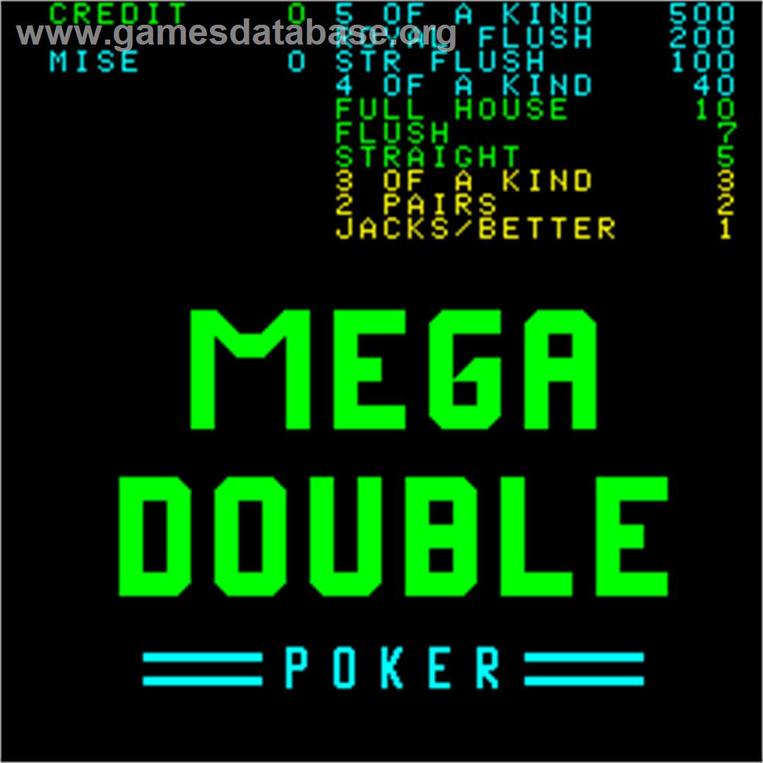 Mega Double Poker - Arcade - Artwork - Title Screen