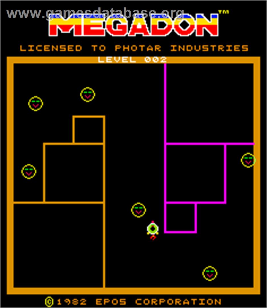 Megadon - Arcade - Artwork - Title Screen
