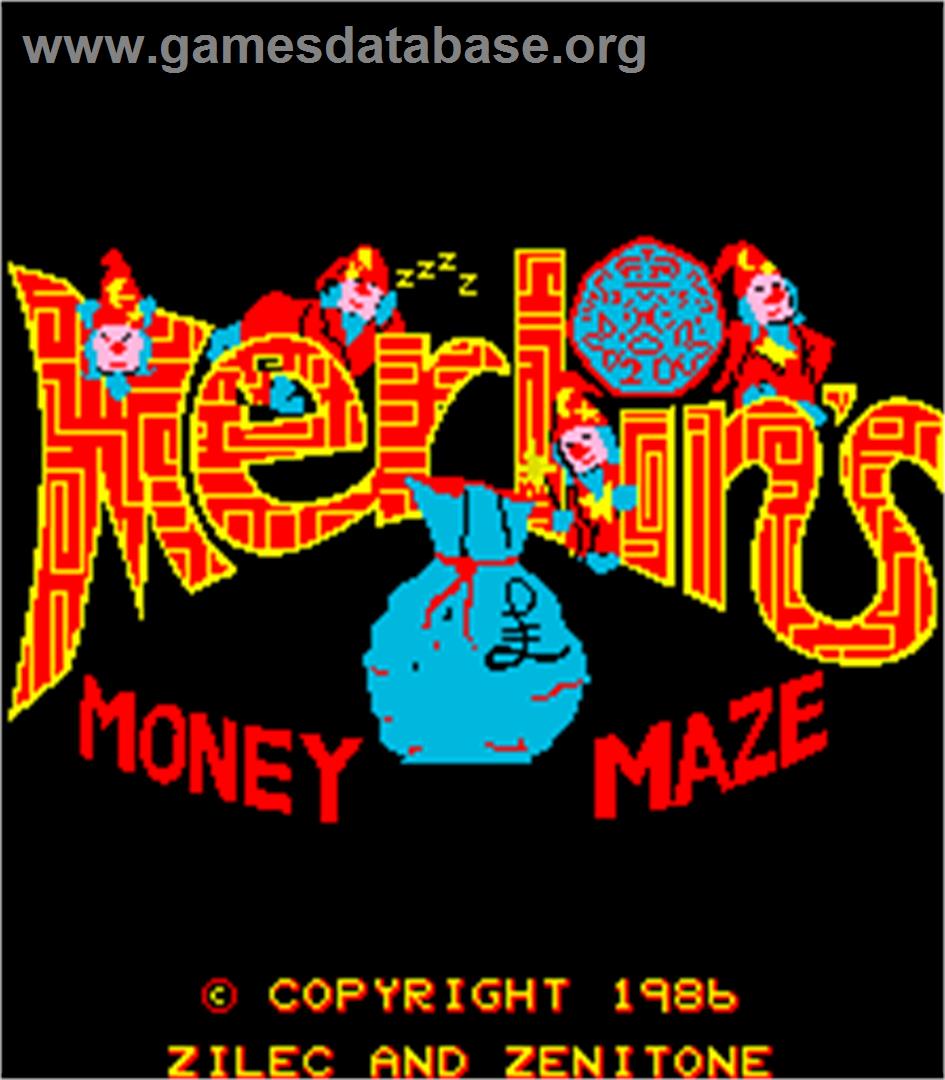 Merlins Money Maze - Arcade - Artwork - Title Screen