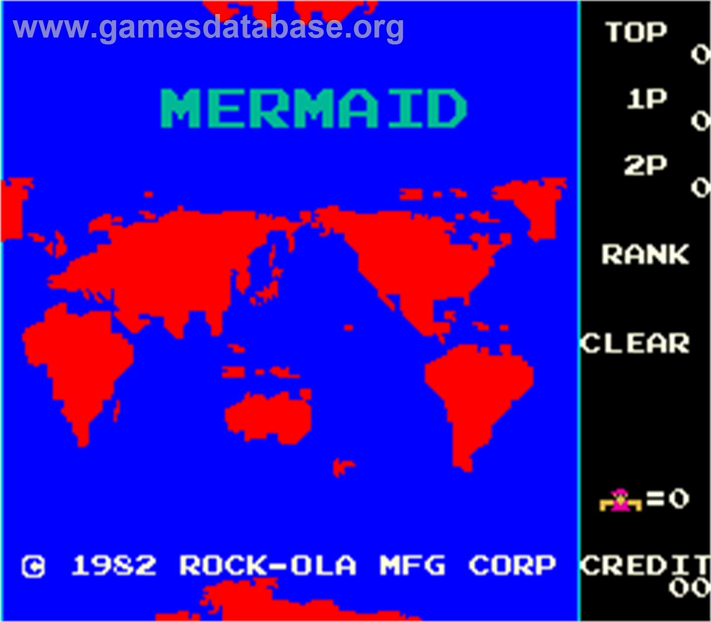 Mermaid - Arcade - Artwork - Title Screen