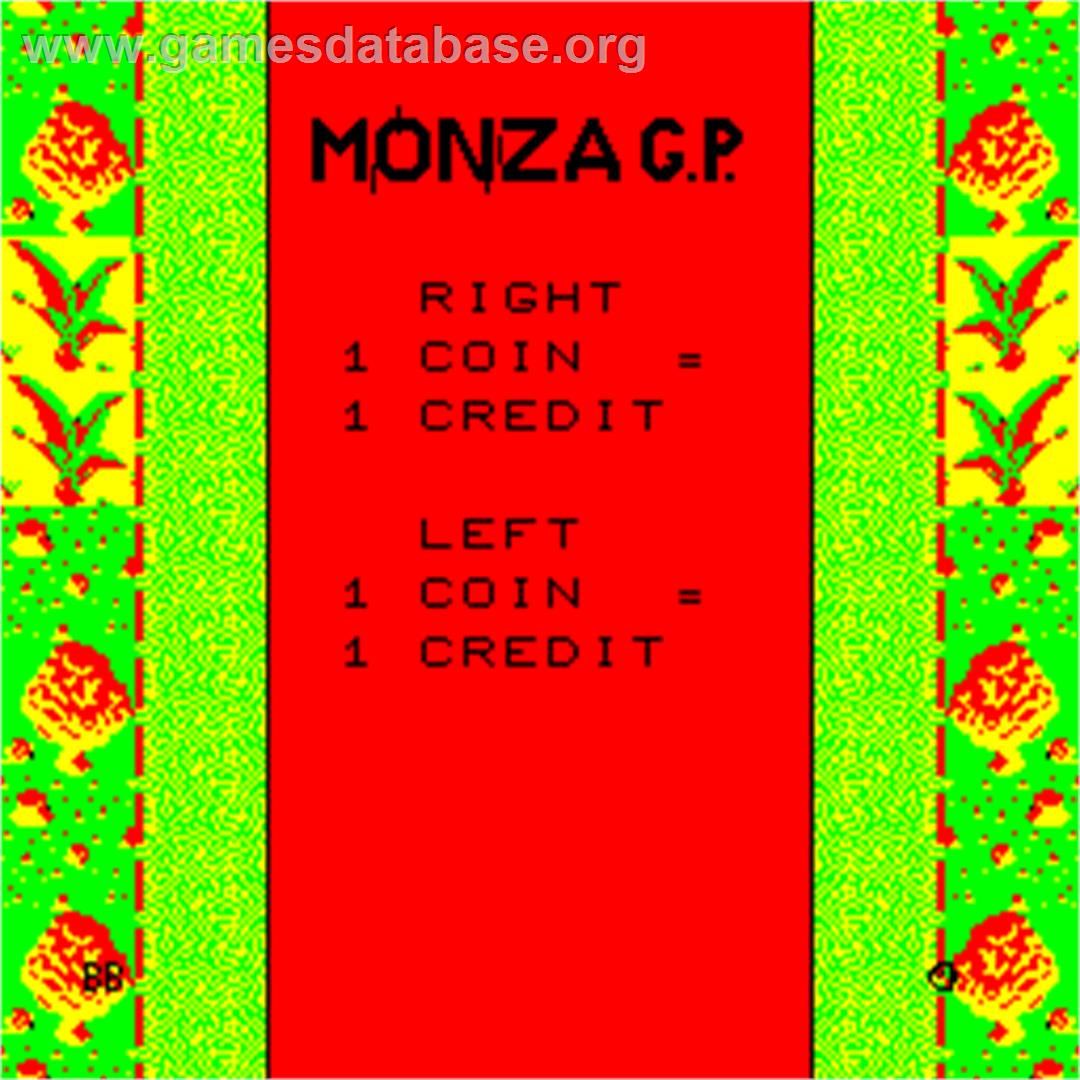 Monza GP - Arcade - Artwork - Title Screen