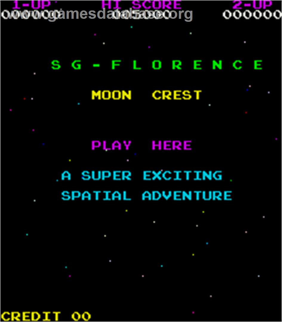 Moon Crest - Arcade - Artwork - Title Screen