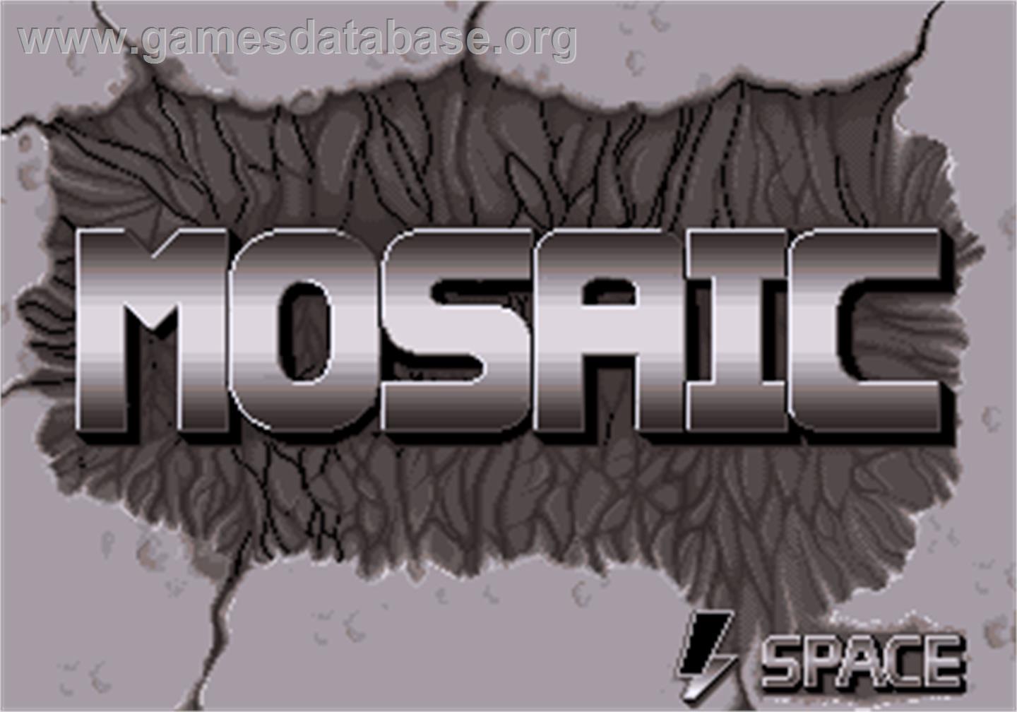 Mosaic - Arcade - Artwork - Title Screen