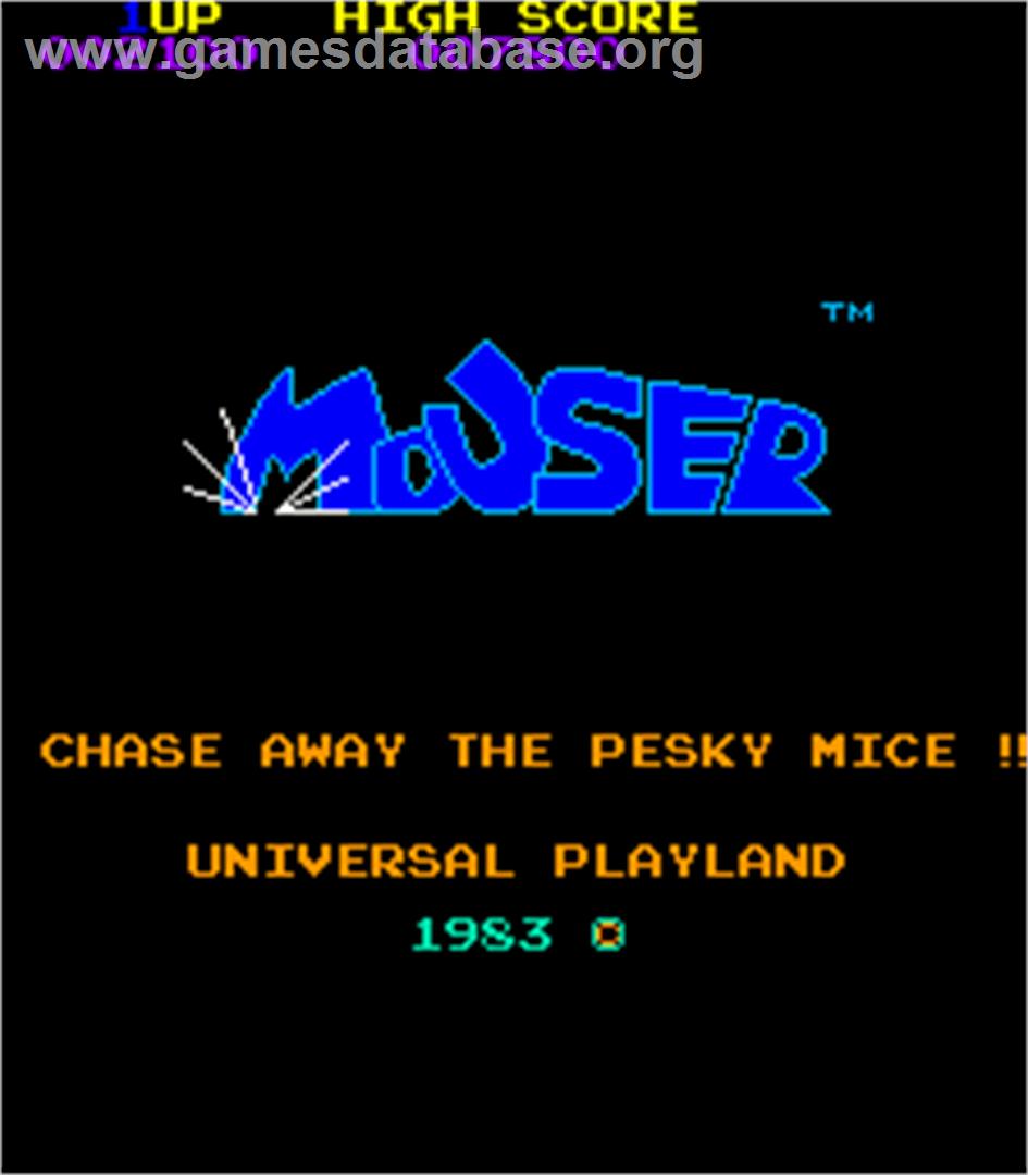 Mouser - Arcade - Artwork - Title Screen