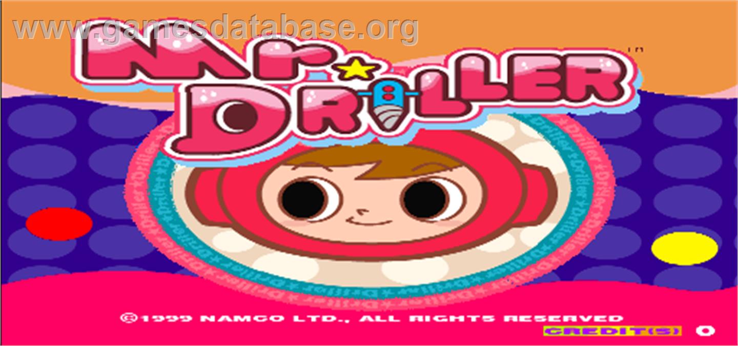 Mr. Driller - Arcade - Artwork - Title Screen