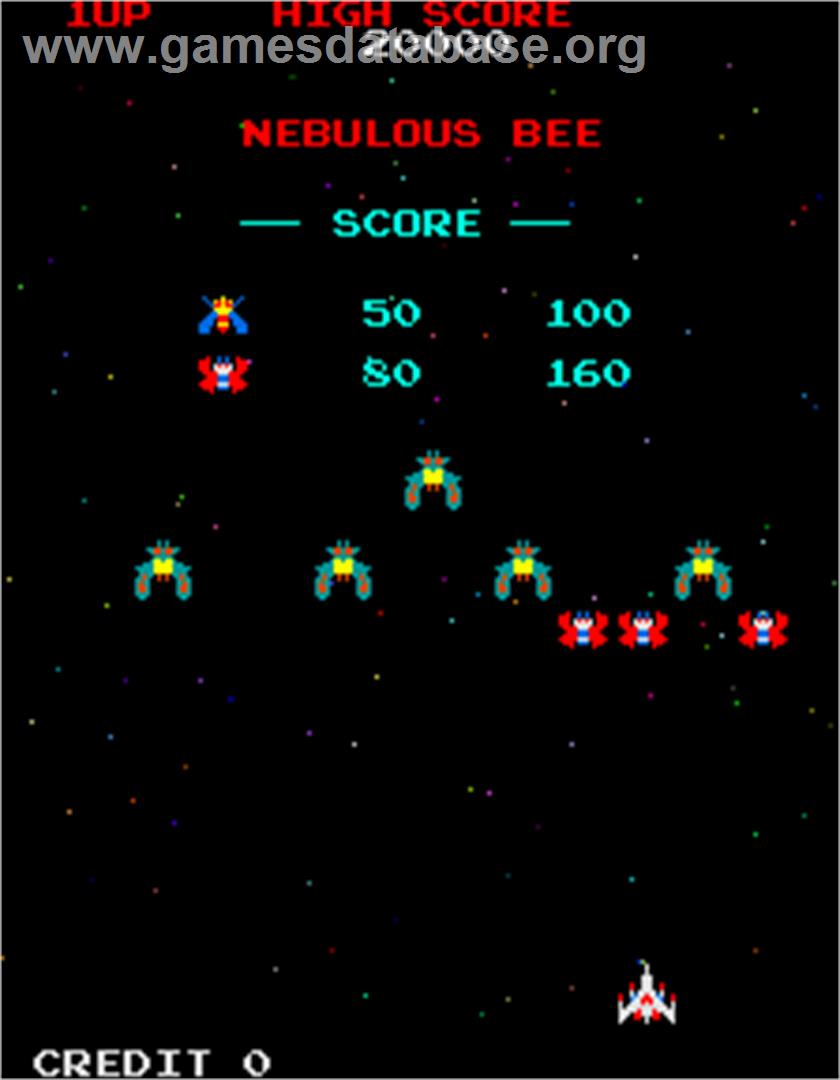 Nebulous Bee - Arcade - Artwork - Title Screen