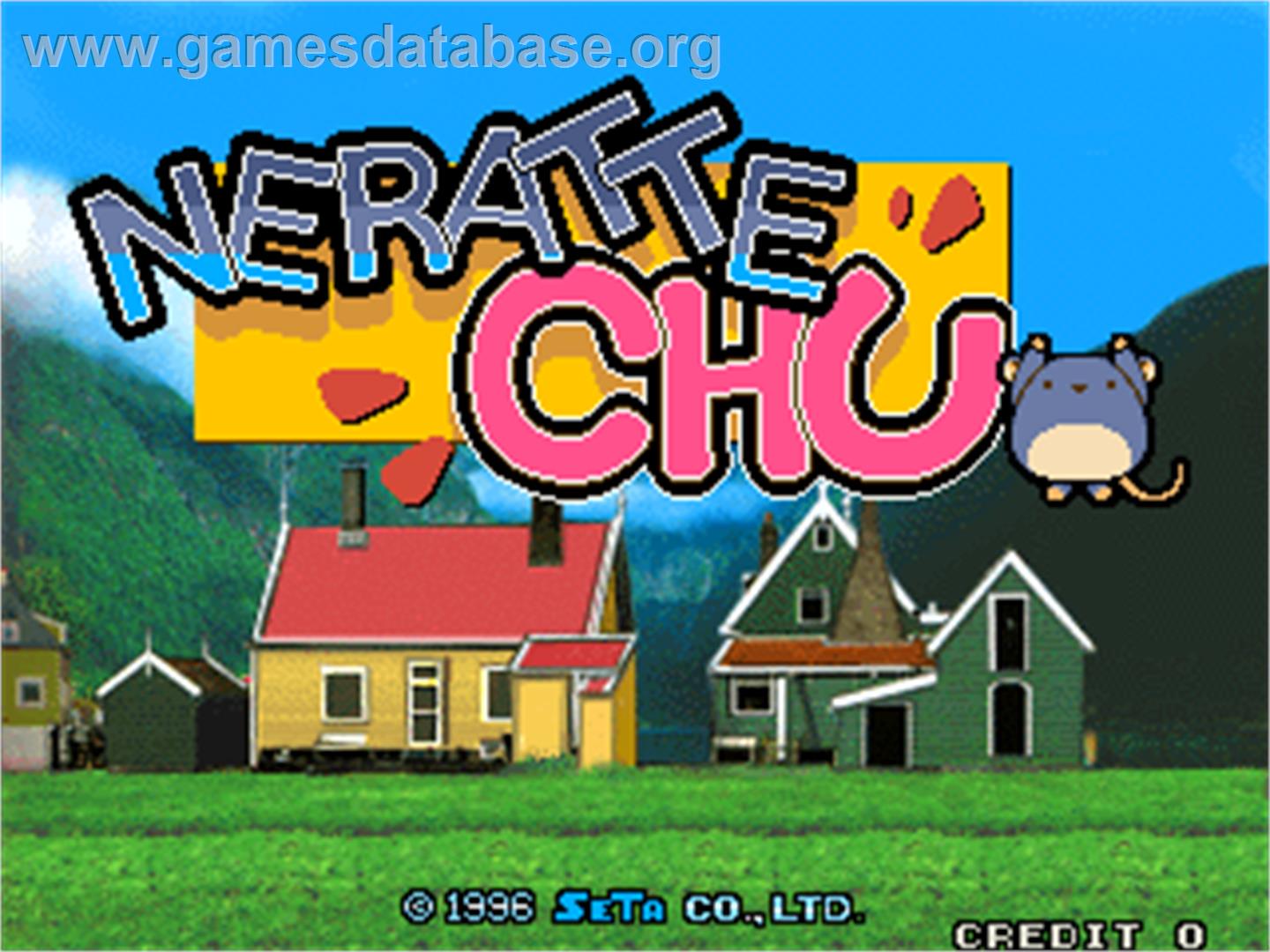 Neratte Chu - Arcade - Artwork - Title Screen