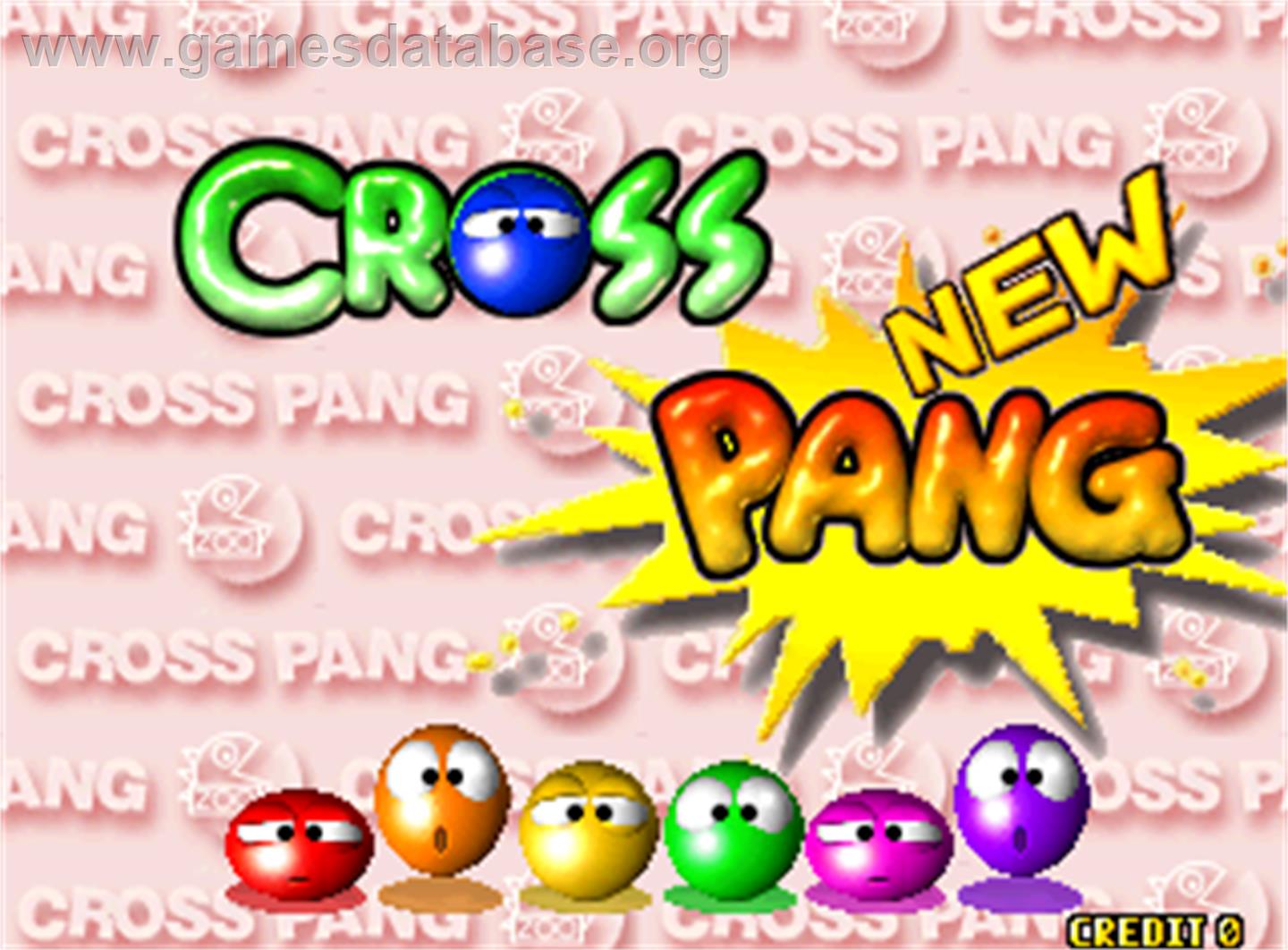 New Cross Pang - Arcade - Artwork - Title Screen
