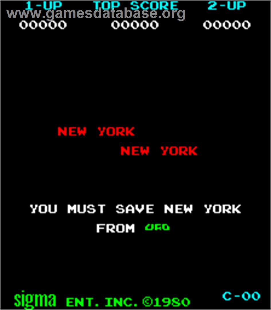 New York! New York! - Arcade - Artwork - Title Screen