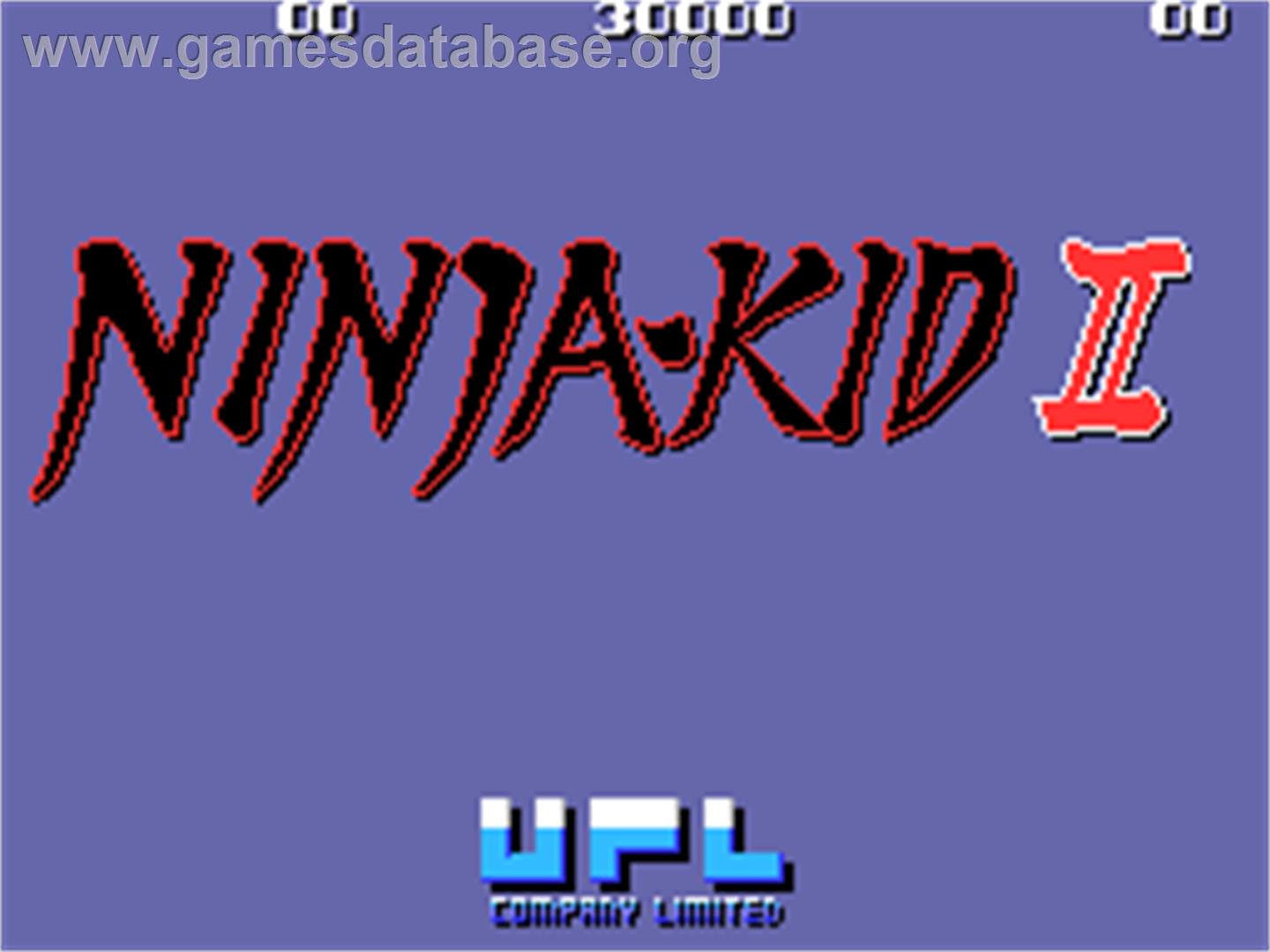 Ninja-Kid II / NinjaKun Ashura no Shou - Arcade - Artwork - Title Screen
