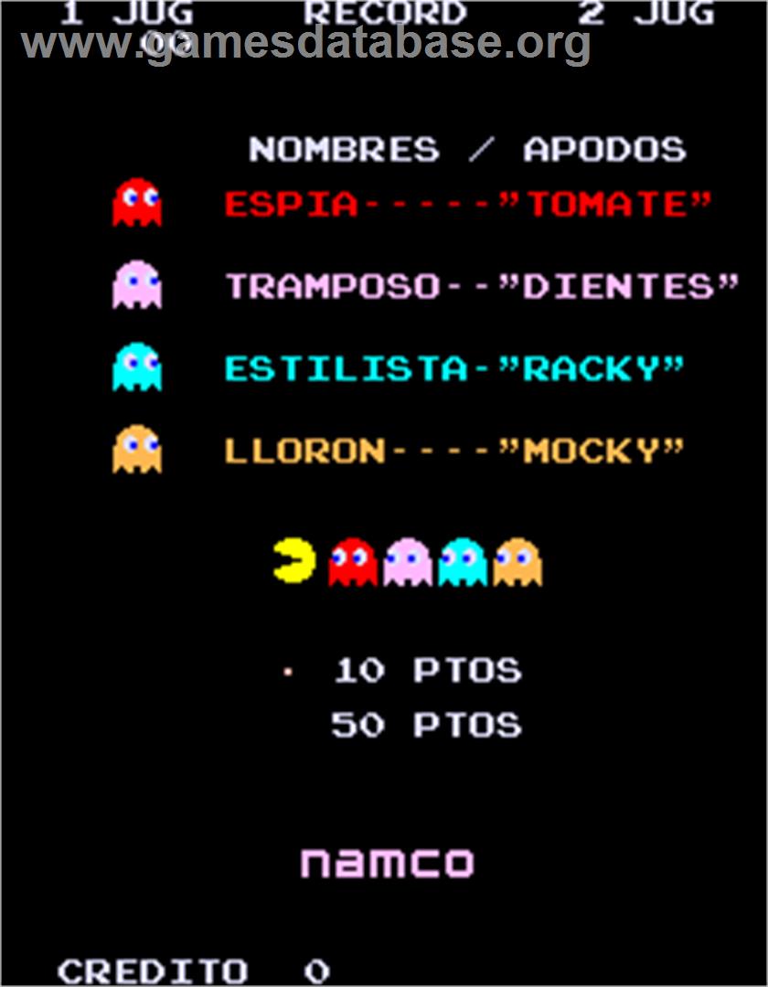 Pacu-Man - Arcade - Artwork - Title Screen