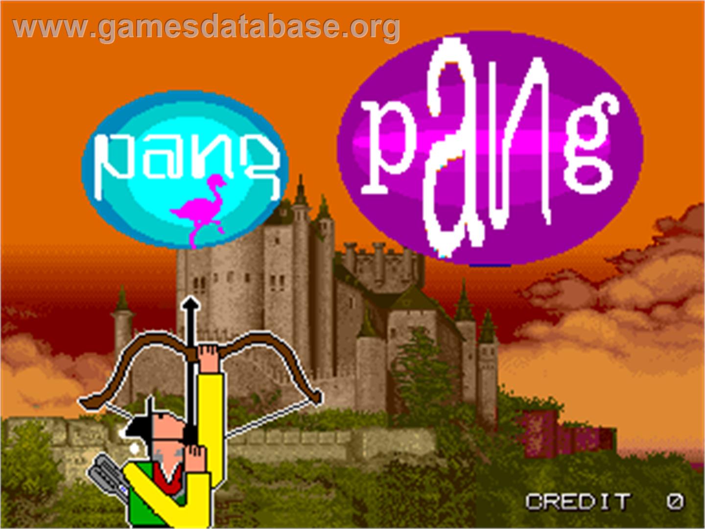Pang Pang - Arcade - Artwork - Title Screen