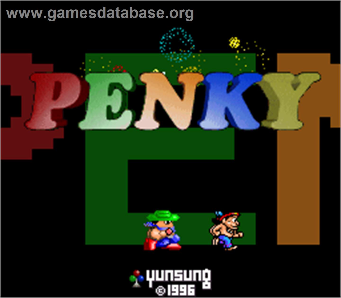 Penky - Arcade - Artwork - Title Screen