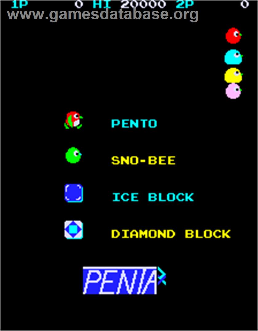 Penta - Arcade - Artwork - Title Screen