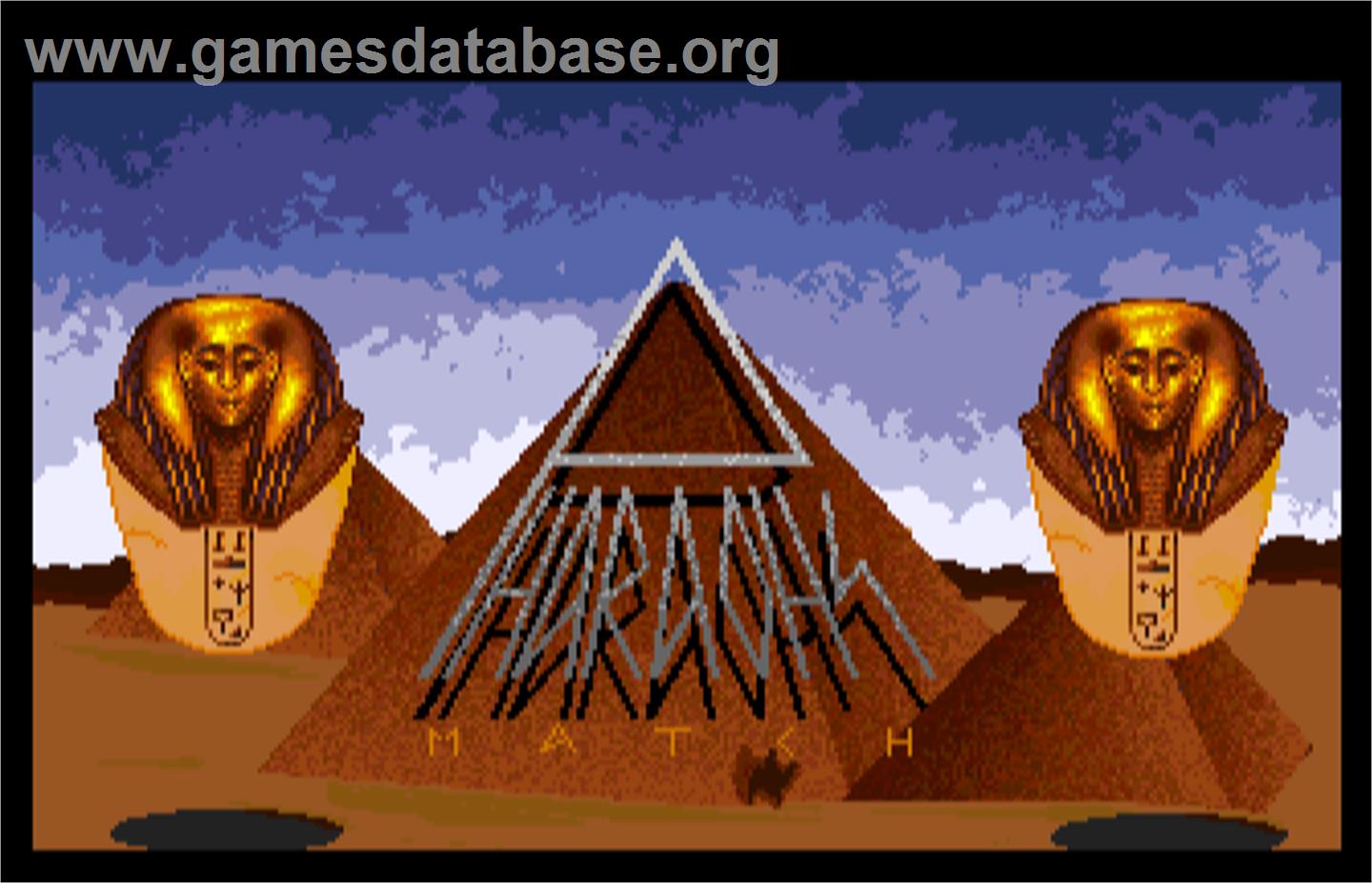 Pharaohs Match - Arcade - Artwork - Title Screen