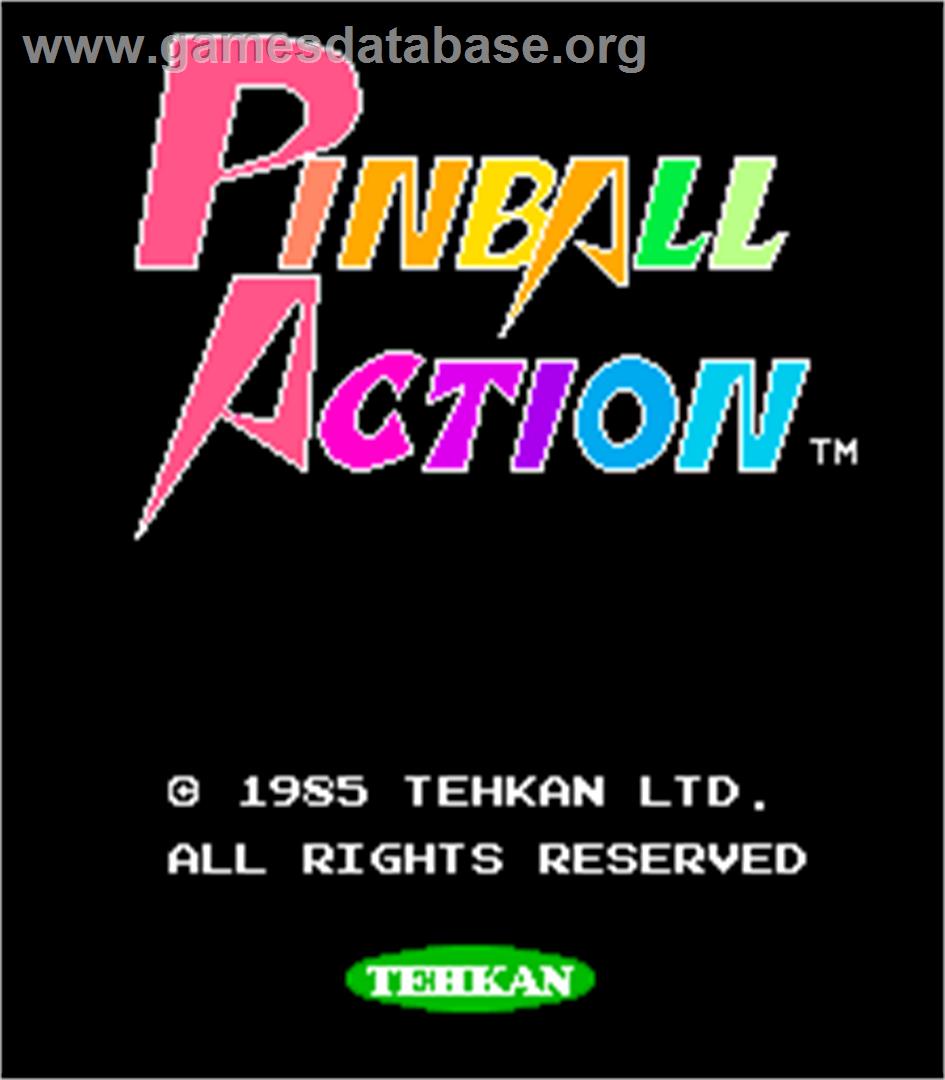 Pinball Action - Arcade - Artwork - Title Screen