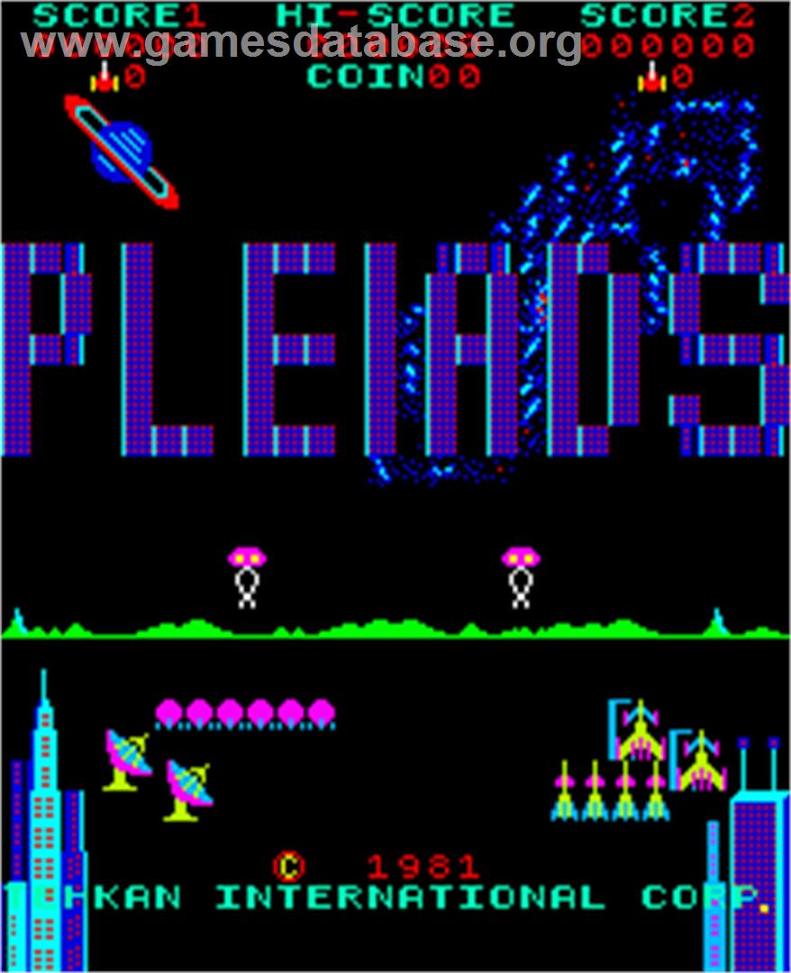 Pleiads - Arcade - Artwork - Title Screen
