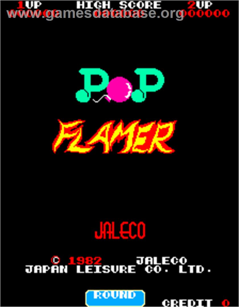 Pop Flamer - Arcade - Artwork - Title Screen