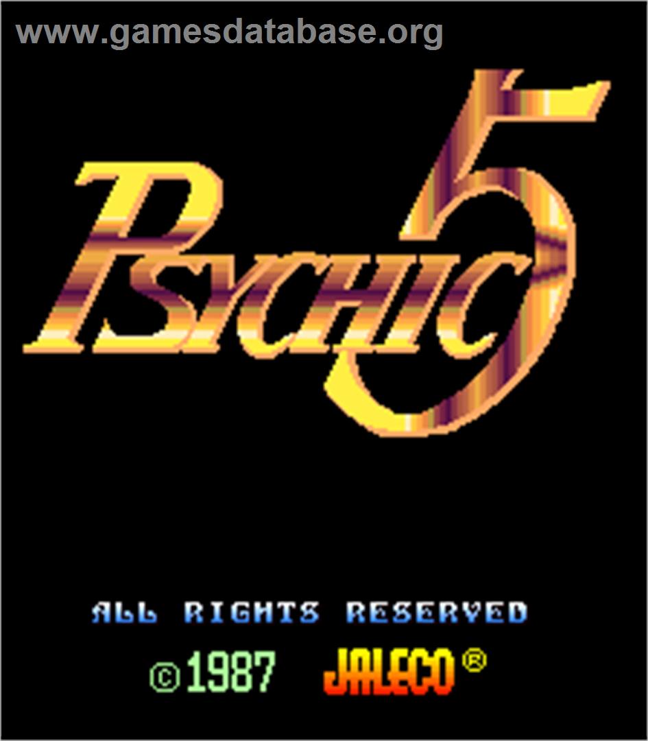 Psychic 5 - Arcade - Artwork - Title Screen