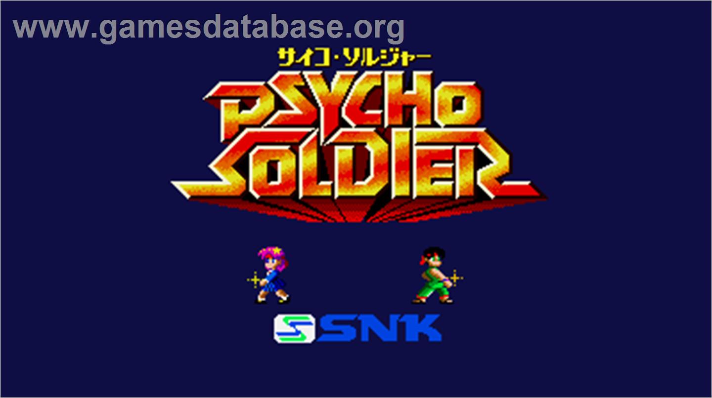 Psycho Soldier - Arcade - Artwork - Title Screen