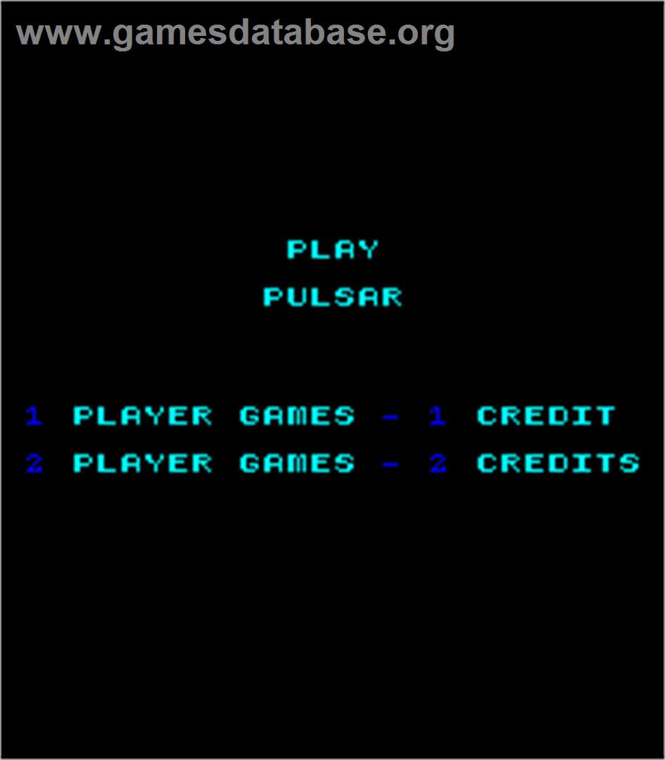 Pulsar - Arcade - Artwork - Title Screen