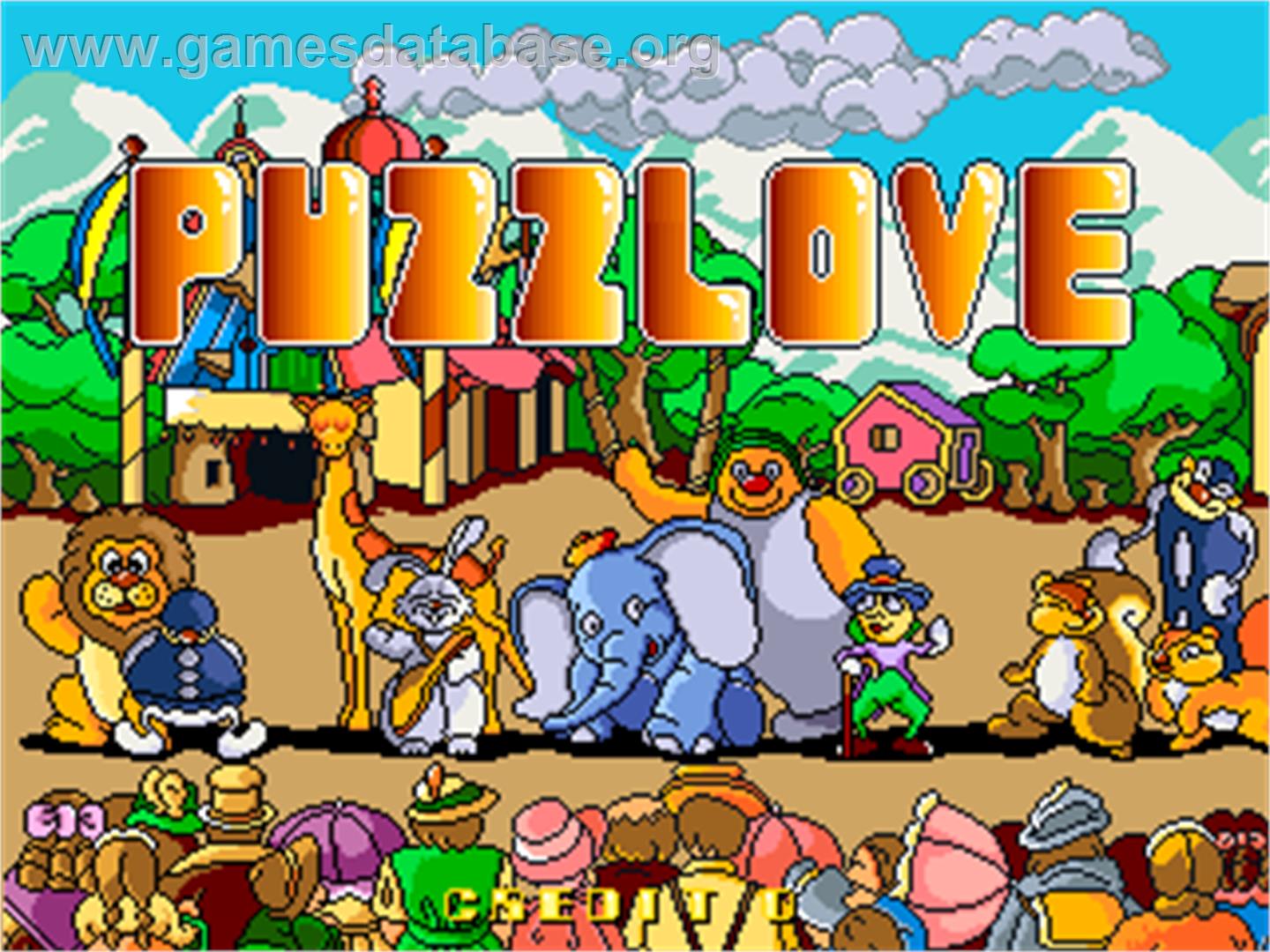PuzzLove - Arcade - Artwork - Title Screen