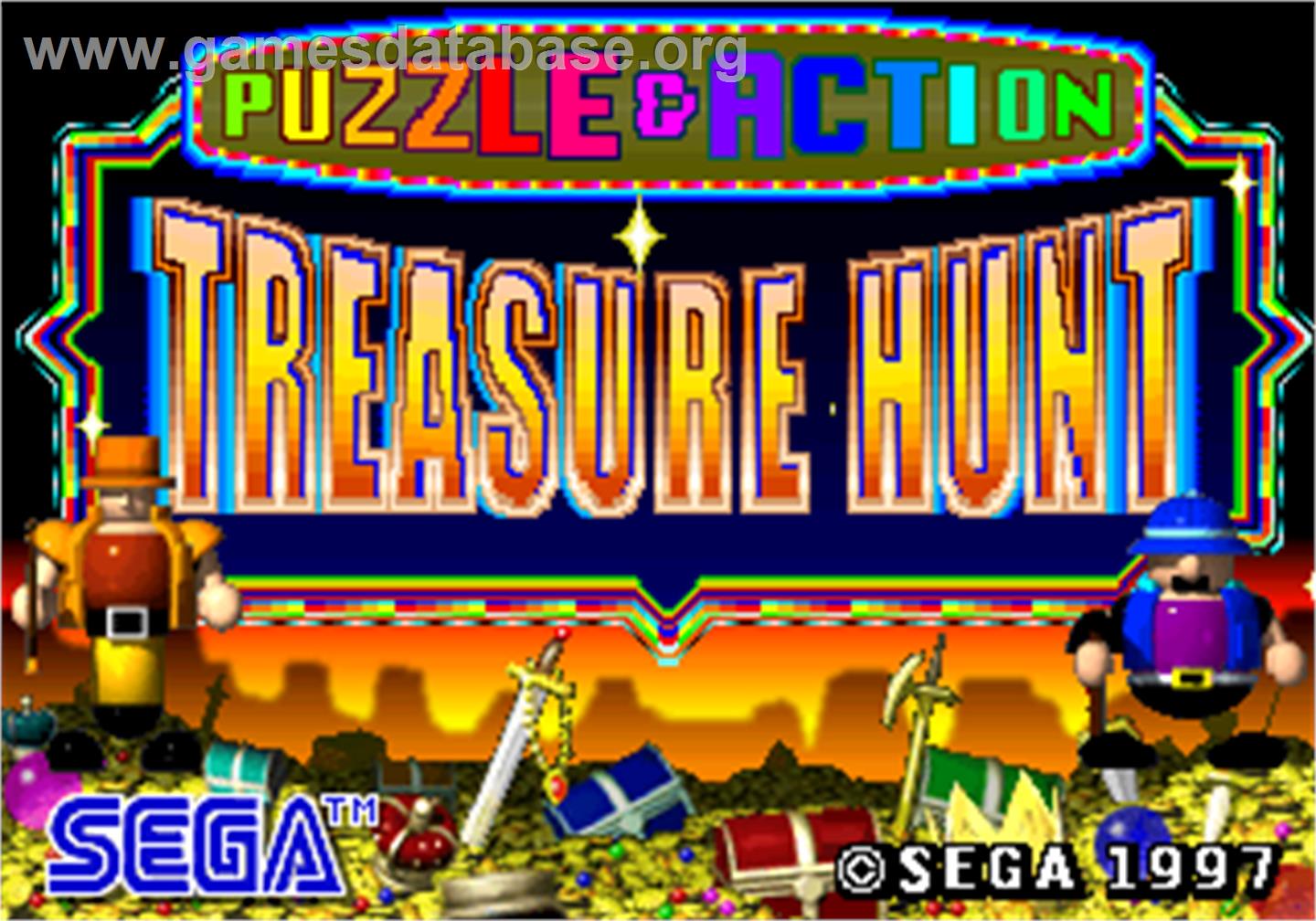 Puzzle & Action: Treasure Hunt - Arcade - Artwork - Title Screen