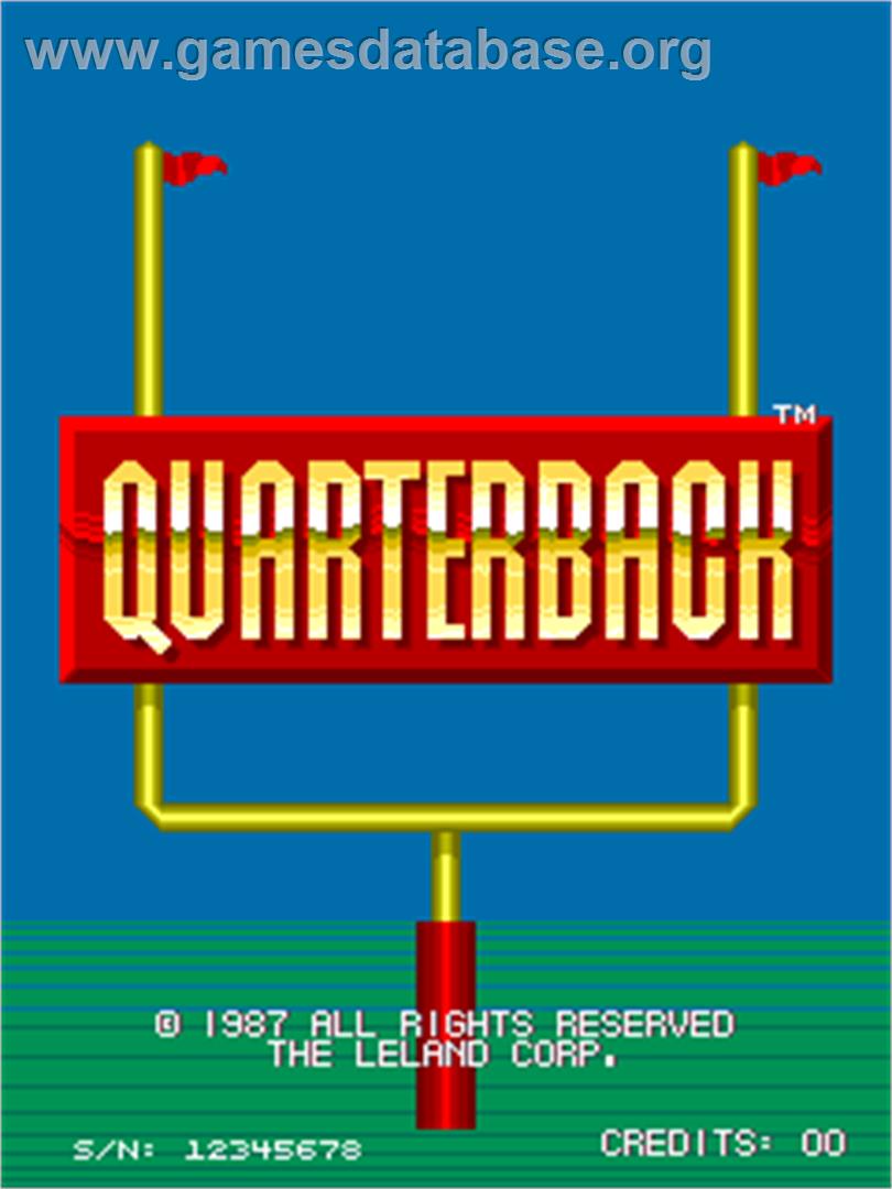 Quarterback - Arcade - Artwork - Title Screen