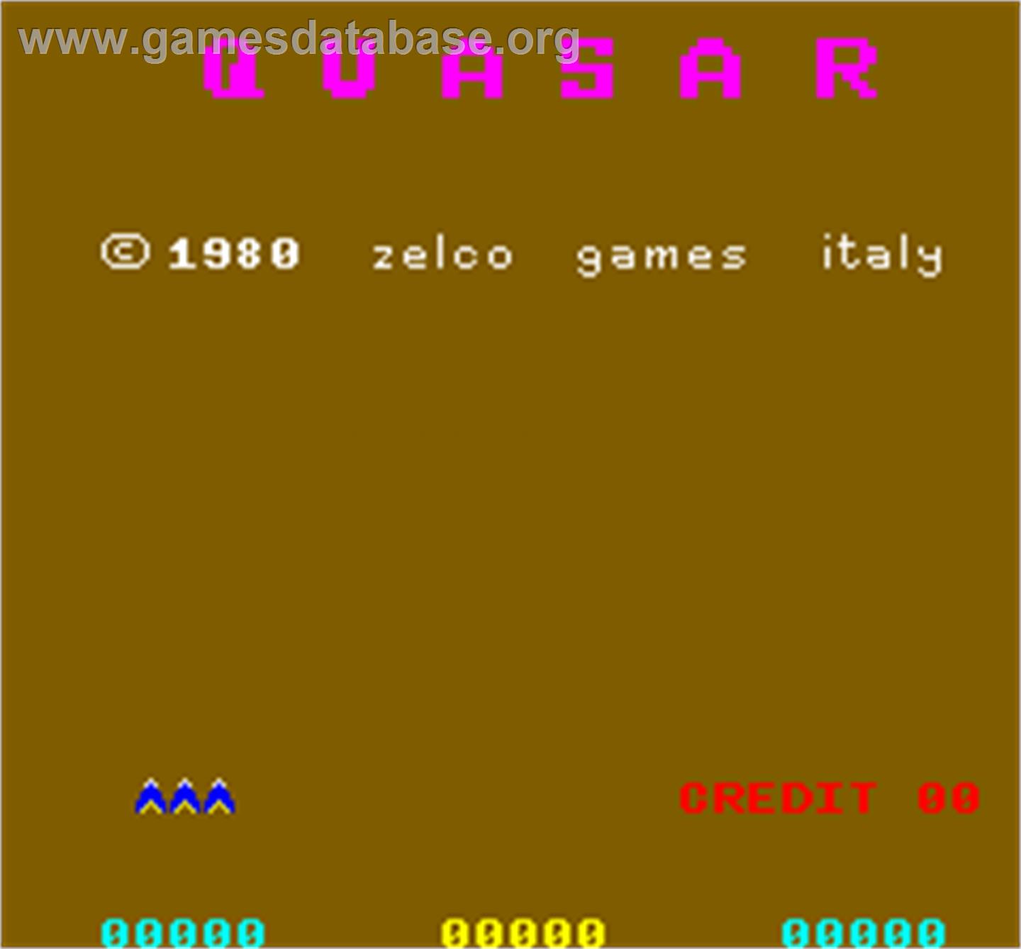 Quasar - Arcade - Artwork - Title Screen