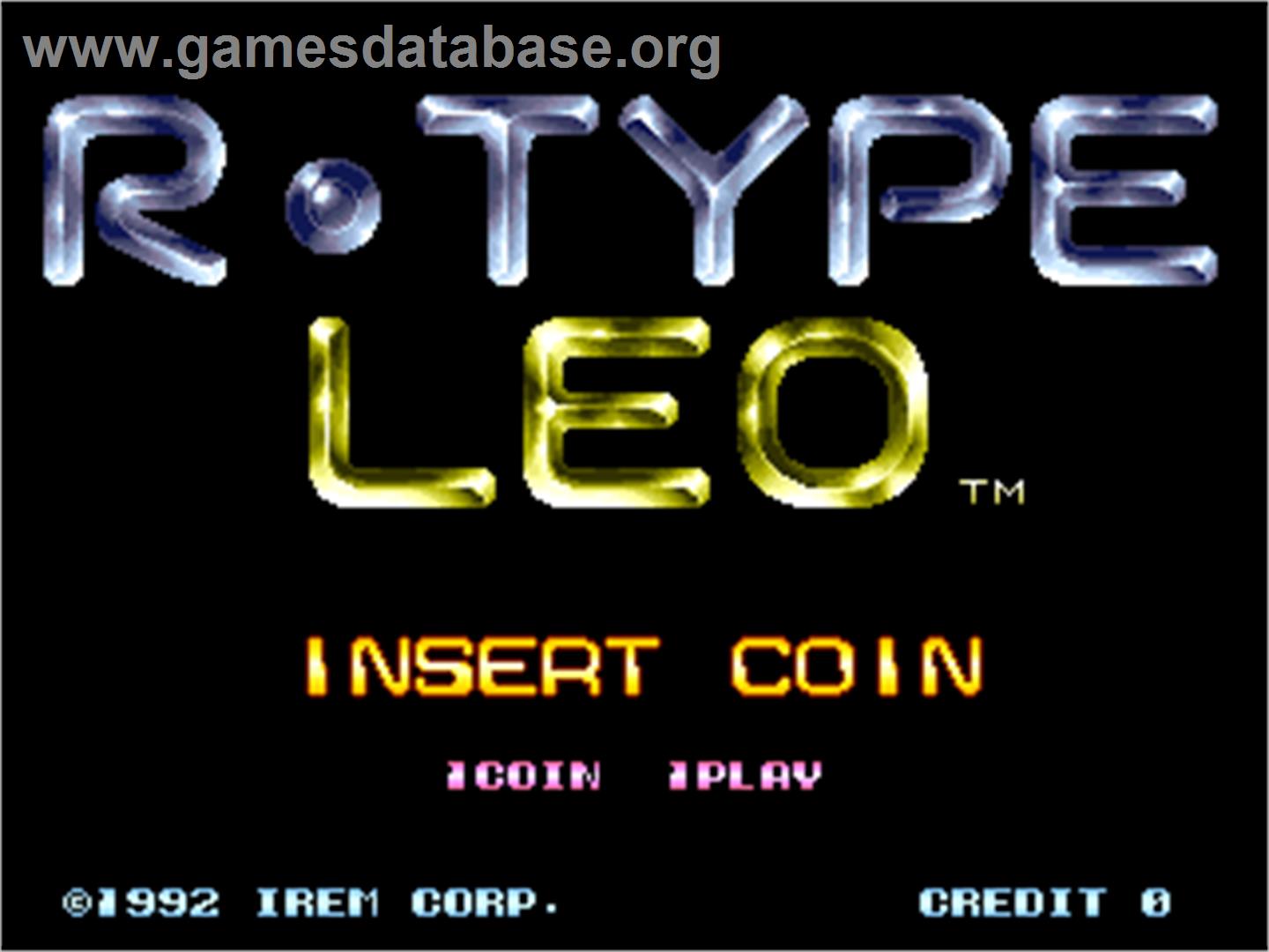 R-Type Leo - Arcade - Artwork - Title Screen