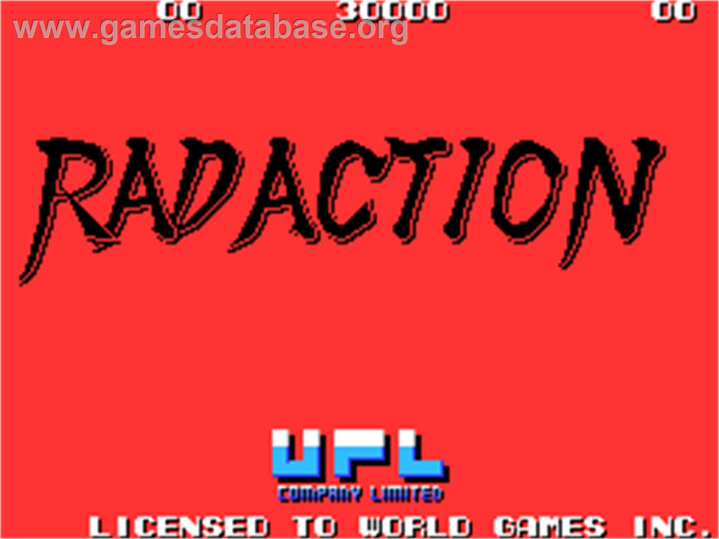 Rad Action / NinjaKun Ashura no Shou - Arcade - Artwork - Title Screen