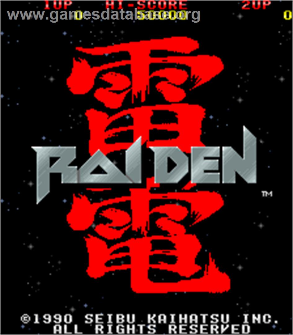 Raiden - Arcade - Artwork - Title Screen