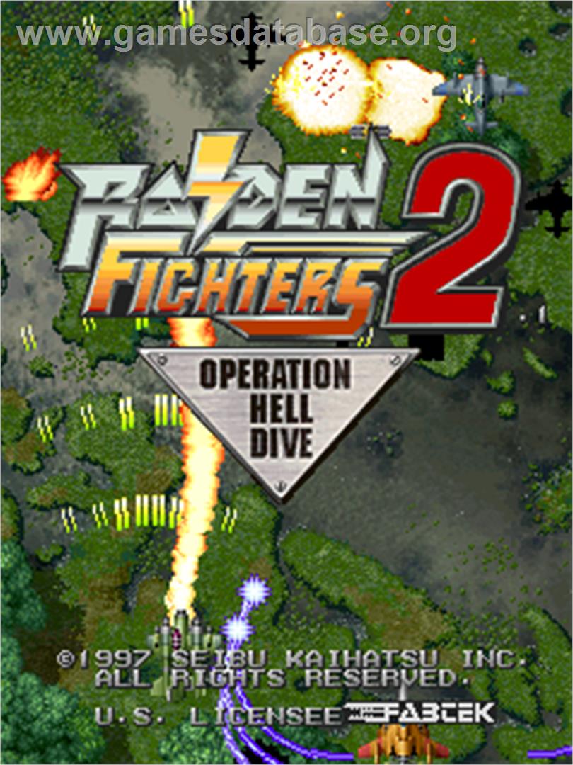 Raiden Fighters 2.1 - Arcade - Artwork - Title Screen