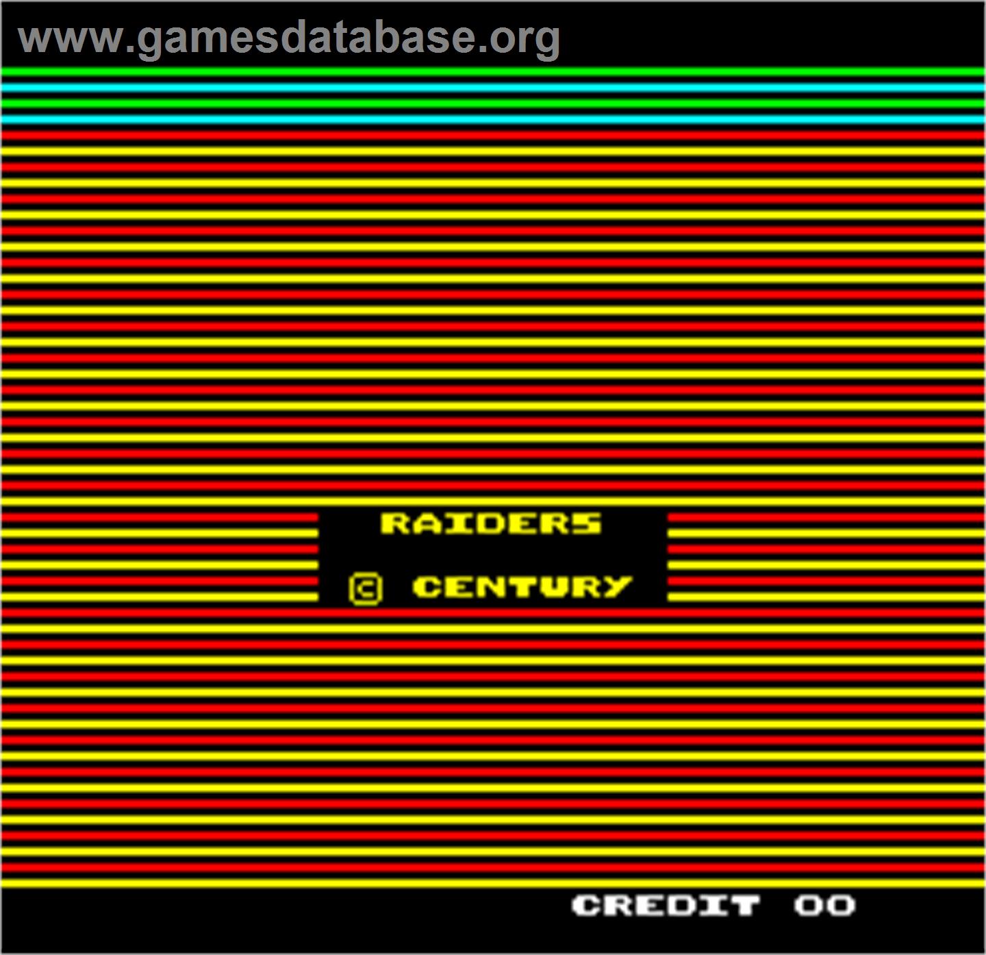 Raiders - Arcade - Artwork - Title Screen