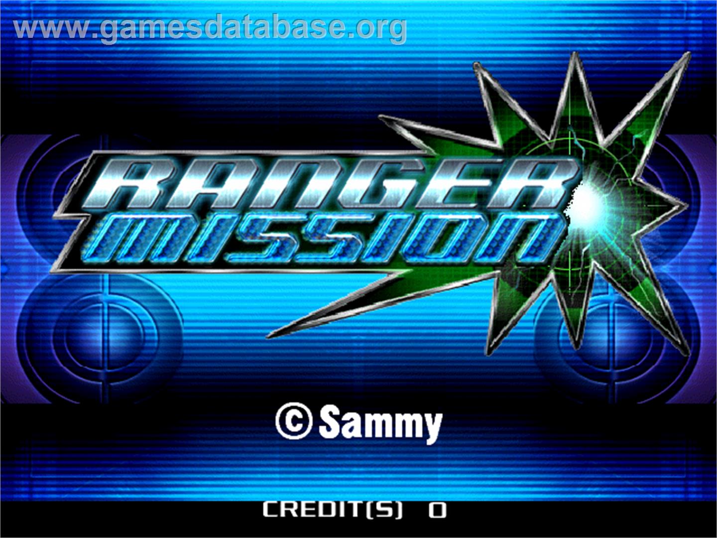 Ranger Mission - Arcade - Artwork - Title Screen