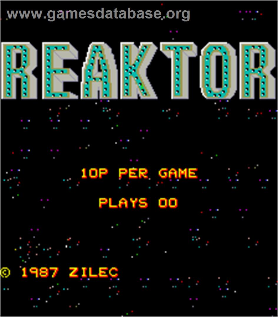Reaktor - Arcade - Artwork - Title Screen