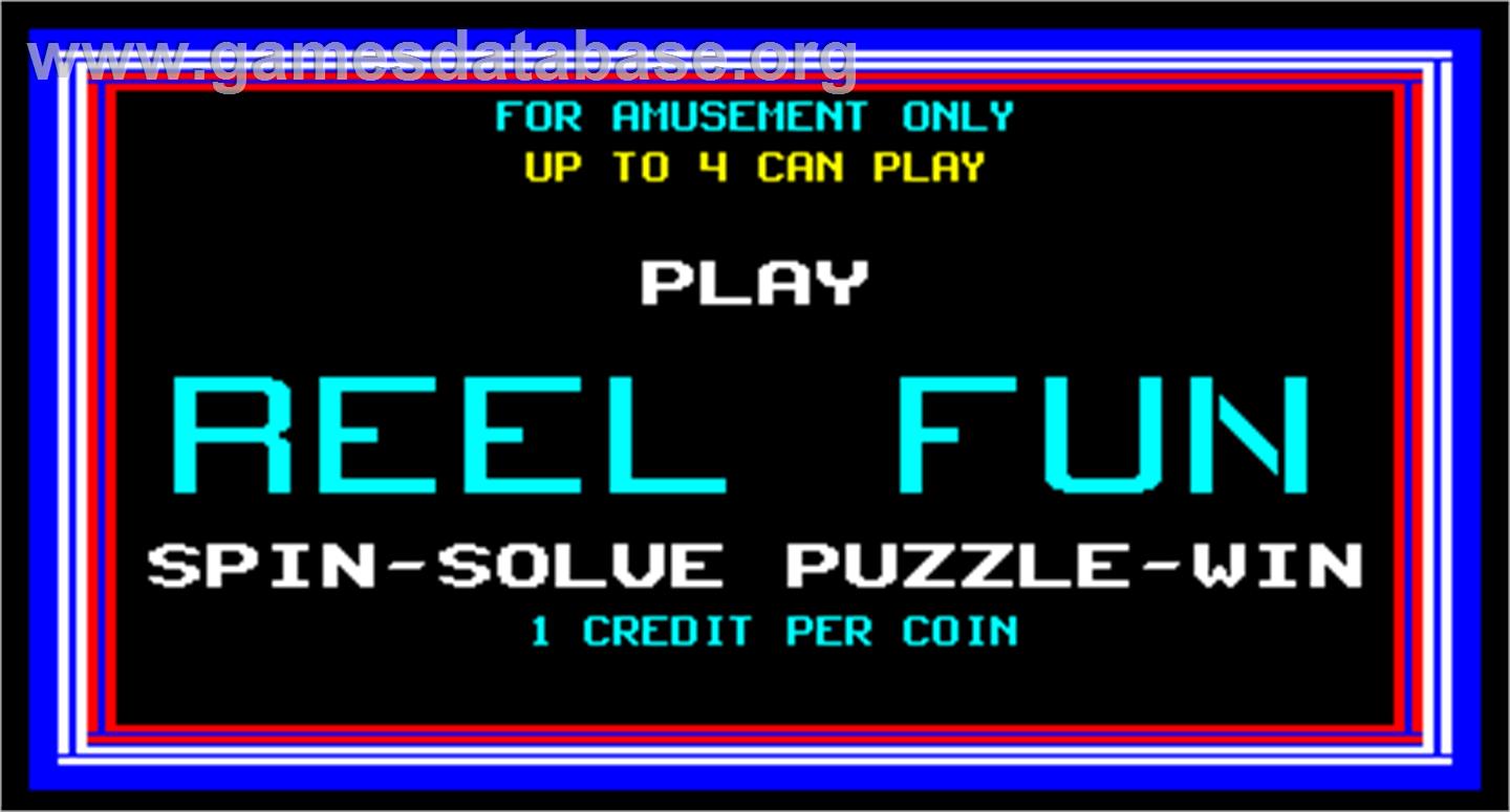 Reel Fun - Arcade - Artwork - Title Screen