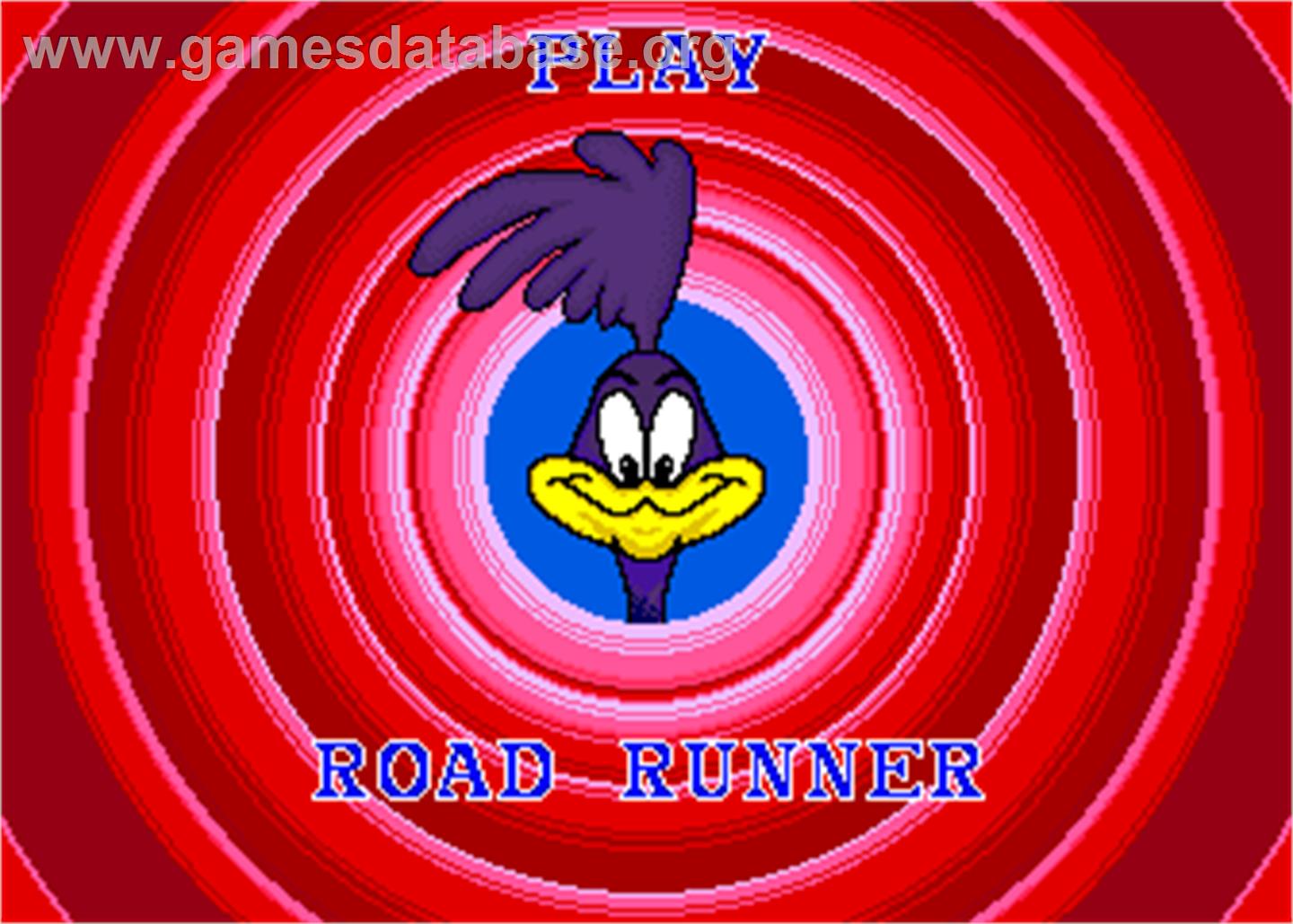 Road Runner - Arcade - Artwork - Title Screen