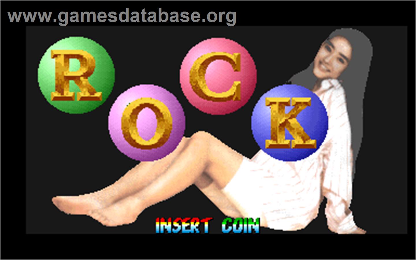 Rock Tris - Arcade - Artwork - Title Screen