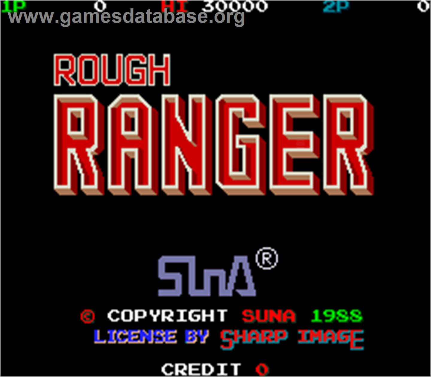 Rough Ranger - Arcade - Artwork - Title Screen