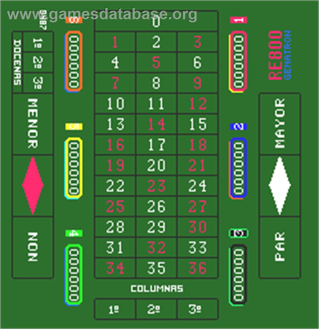 Ruleta RE-800 - Arcade - Artwork - Title Screen