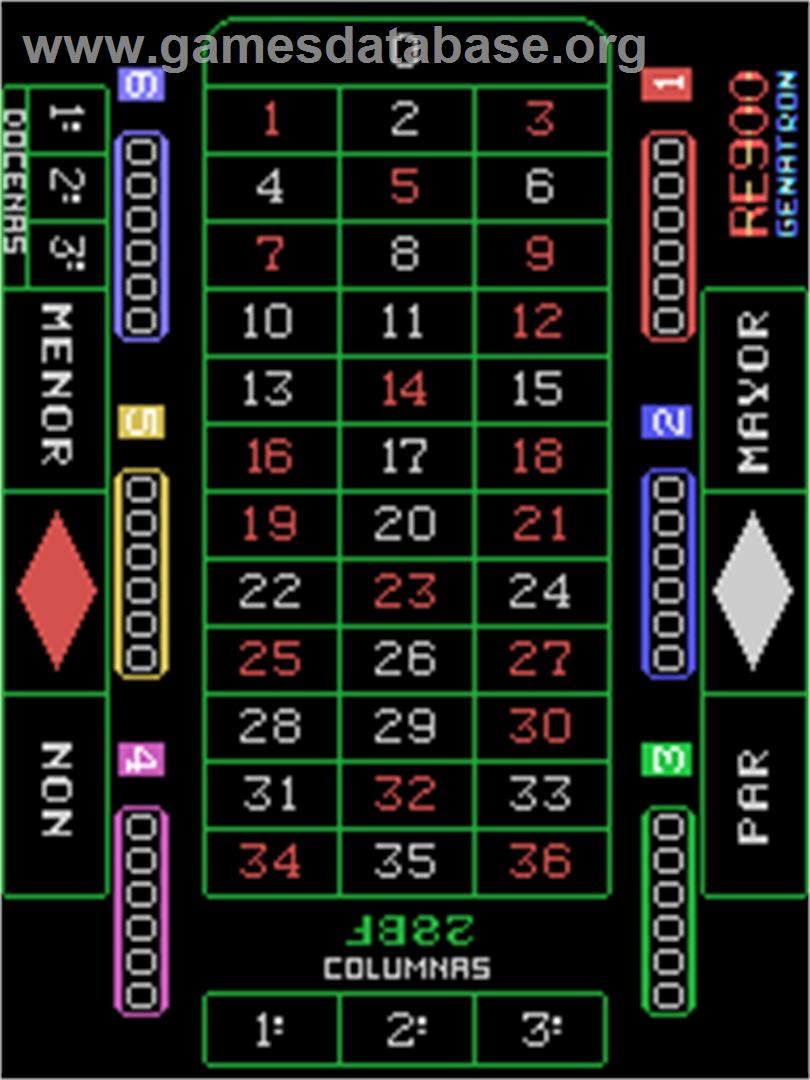 Ruleta RE-900 - Arcade - Artwork - Title Screen