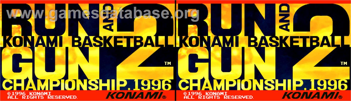 Run and Gun 2 - Arcade - Artwork - Title Screen