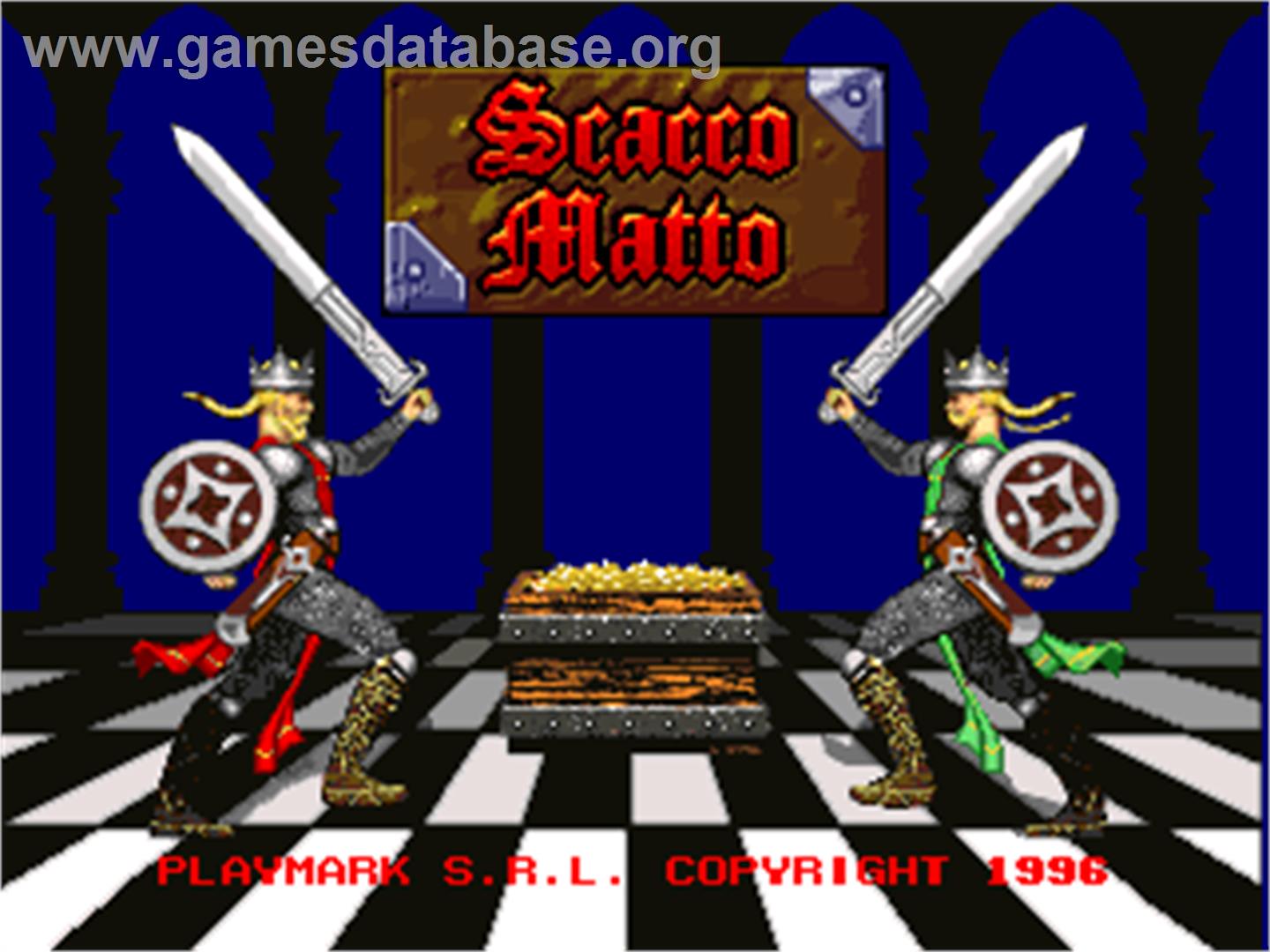 Scacco Matto / Space Win - Arcade - Artwork - Title Screen