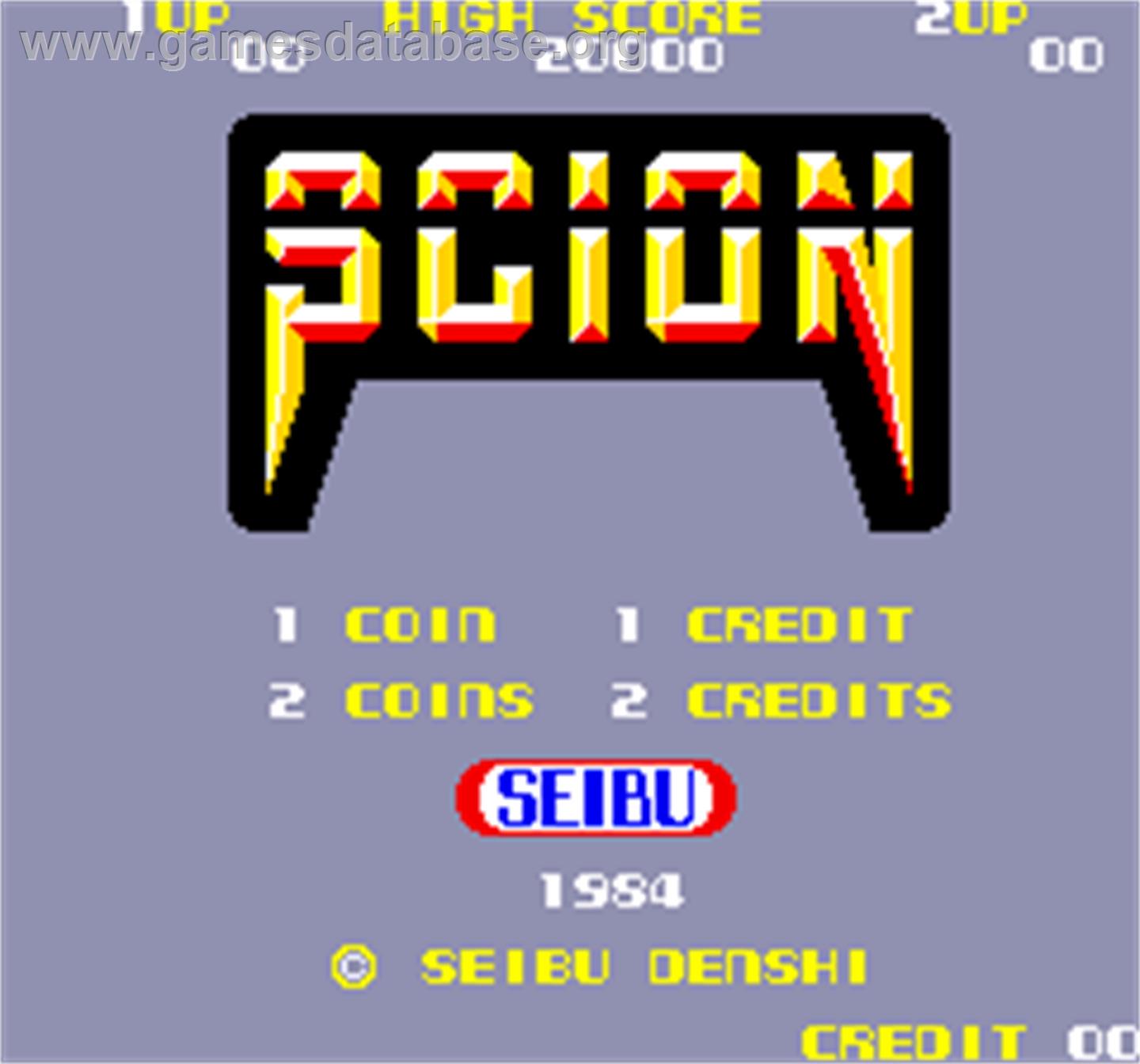 Scion - Arcade - Artwork - Title Screen